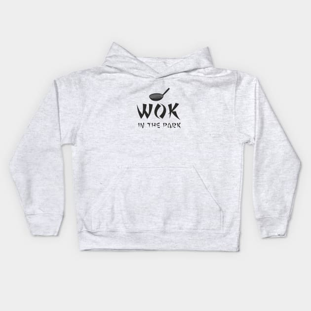 Wok in the park Kids Hoodie by Sinmara